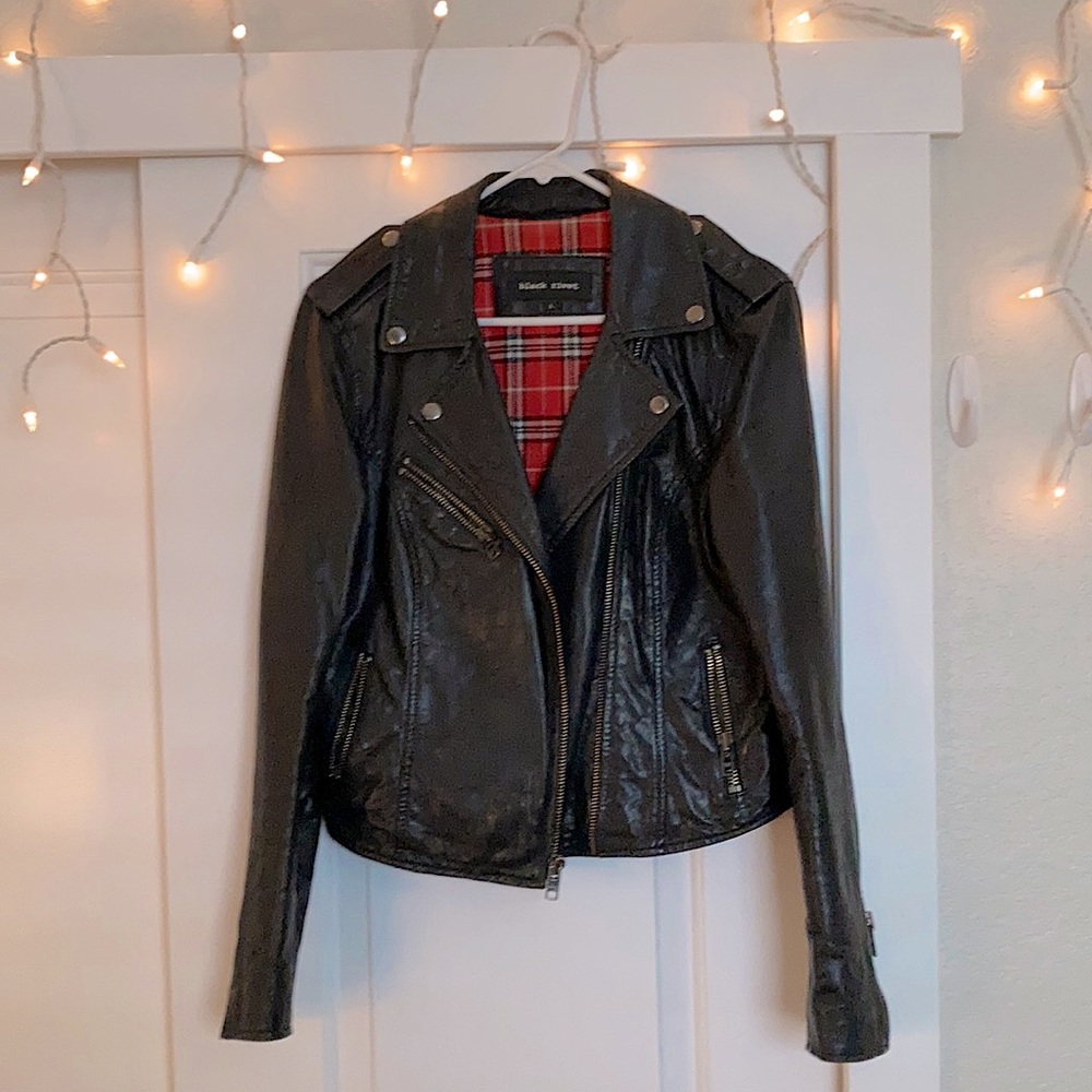 Women’s Black Leather Jacket